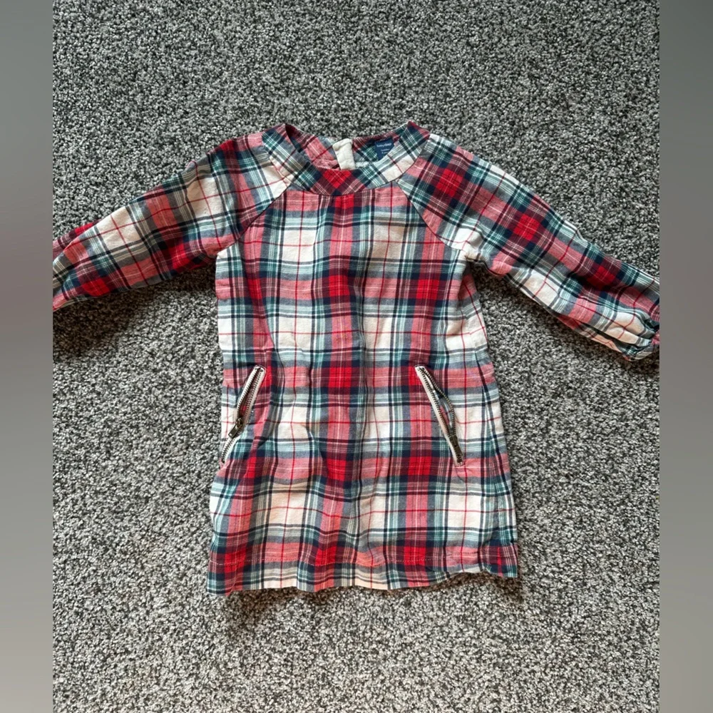 Baby Gap holiday plaid Toddler Dress 2T